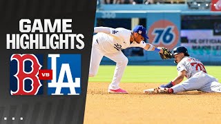 Red Sox vs Dodgers Game Highlights 72124  MLB Highlights [upl. by Dalli]