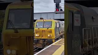 DR98964 MPV glides through Eastleigh on rail treatment duties [upl. by Hansel319]