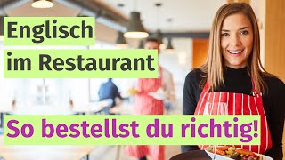 Essen im Restaurant auf Englisch bestellen Dein Komplettkurs [upl. by Eimorej821]