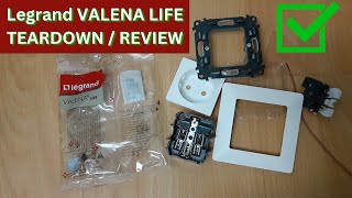 Legrand Valena Life wall socket teardown review [upl. by Chiles552]