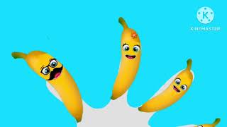 The Finger Family Banana Family Nursery Rhyme  Banana Finger Family Songs [upl. by Gerlac]