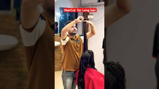 ‼️LONG HAIR TRANSFORMATION ‼️ haircut layercutting shortsviral [upl. by Haag]