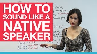 How to sound like a native speaker  Word Stress [upl. by Alleinnad]