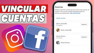 Como Vincular Mi Cuenta de Instagram Con Facebook 2024 [upl. by Hiro]