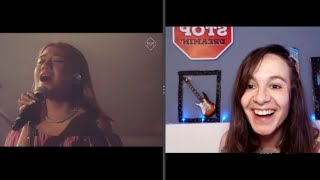 Morissette Amon quotO Holy Nightquot reaction [upl. by Itra]