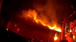 Truck 50 Ride Along Assisting 59 Working Fire Helmet Cam [upl. by Neu]