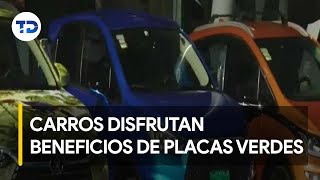 Hacienda investiga 139 vehículos hidrocarburos con placas verdes [upl. by Llehcram342]