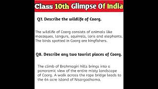 Top 10 Questions Answer  Ch7 Glimpses of India part 1 A Baker from Goa  Class X shorts cbse [upl. by Raimes370]