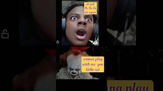 ishowspeed met Pennywise 😈 on Omegle scary reaction [upl. by Sucerdor]