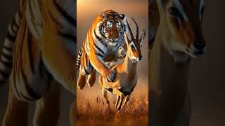 Versus Zoo  Siberian Tiger Hunting Deer wildlifephotography animals [upl. by Ynetsed]