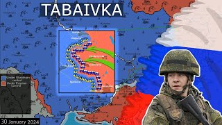 Russian advance in Tabaivka 30 January 2024 [upl. by Notsehc]