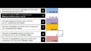 Completing a VAT return using ledger accounts [upl. by Gader]