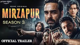 Mirzapur Season 3 Official TeaserTrailer Tripathi Ali Fazal Shweta Mirzapur 3 Teaser review [upl. by Alonso998]