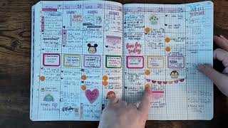 Flip through another past DIY composition book journalplanner Bullet journal [upl. by Kirenoj]