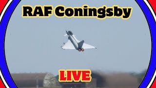 Live from RAF Coningsby Home to RAF Eurofighter Typhoon FGR4  QRA amp BBMF [upl. by Janice]