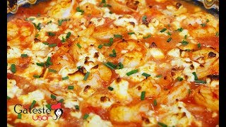 CREVETI SAGANAKI  Cu sos de Rosii si Branza Feta  Reteta Greceasca [upl. by Nylirret3]