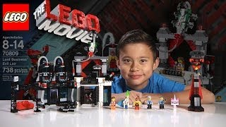 LORD BUSINESS EVIL LAIR  LEGO MOVIE Set 70809 amp BLIND BAG  Timelapse Build Unboxing amp Review [upl. by Ahcas707]