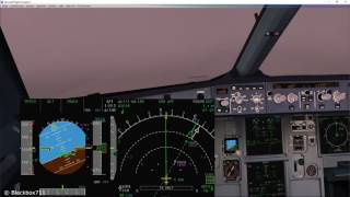 FSLabs A320X Basics NonPrecision Approach using TRKFPA [upl. by Ainig]