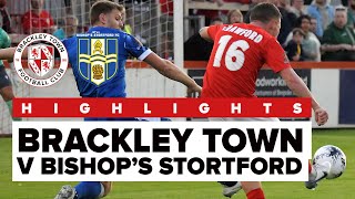 HIGHLIGHTS Brackley Town 1  0 Bishops Stortford  15th August 2023 [upl. by Yardna]