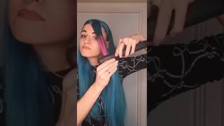 Hair Straightener 😱 Color Hack shorts lifehacks [upl. by Elockin]