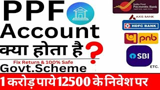 PPF Account Benefits  PPF Calculator with Full Details [upl. by Sitruc]