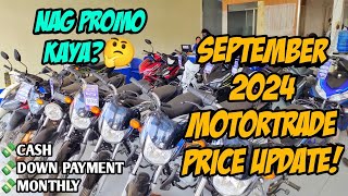 Motortrade September 2024 Price Update Monthly Cash Downpayment All Units Langga Gail [upl. by Annola]