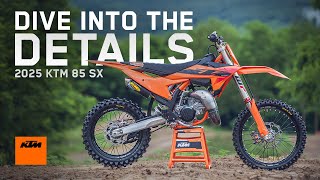 Take a closer look at the 75 new 2025 KTM 85 SX  KTM [upl. by Willyt]