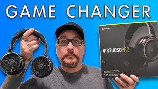 This new gaming headset is so good Corsair Virtuoso Pro Detailed Review [upl. by Tniassuot]