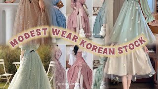 modest wear dresses designs  Korean dresses collection Muslim casual wear dresses [upl. by Jeanine268]