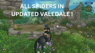 star stableALL SPIDERS IN THE UPDATED VALEDALE AREA [upl. by Dadivitan369]