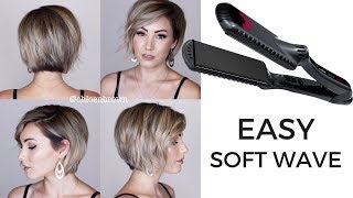 SOFT WAVE TUTORIAL  short hair [upl. by Melony296]