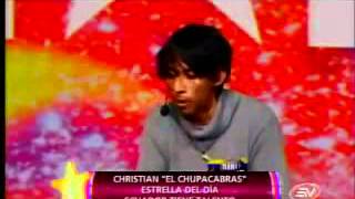 Ecuador tiene talento Christian el chupacabra [upl. by Hadias]