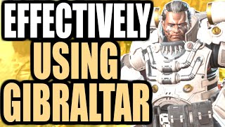 HOW TO EFFECTIVELY USE GIBRALTAR TO GET HIGH KILL GAMES APEX LEGENDS WALKTHROUGH [upl. by Macario]