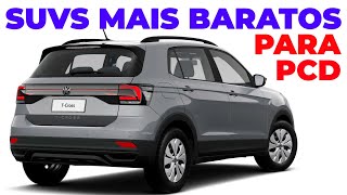 SUVS MAIS BARATOS PARA PCD COM TODAS AS ISENÇÕES [upl. by Akiam]