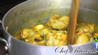 One Of The Best Caribbean Curry Chicken Recipe  Recipes By Chef Ricardo [upl. by Nosrettap]