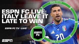 🇮🇹 ESPN FC TV LIVE Italy THROUGH with late heroics Euro 2024 reaction  ESPN FC [upl. by Krein739]