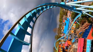 Shockwave 4K On Ride POV  Drayton Manor [upl. by Adnauqal]