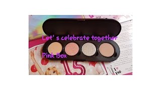 Pink Box Let´s celebrate together  Unboxing [upl. by Vadnee861]