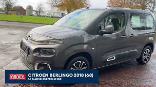 Citroen Berlingo Video Tour  KO68JXJ [upl. by Eelana]