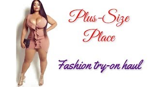 Plus size place  fashion tryon haul new look 2019 [upl. by Amarillas]