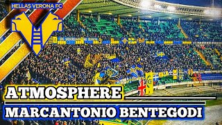 🟡🔵 ATMOSPHERE ULTRAS HELLAS VERONA • VERONA VS SALERNITANA • 10 • 14022023 [upl. by Esten]