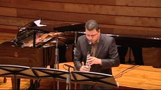 Jörg Widmann Fantasie for clarinet solo David Medina playing [upl. by Noyes]