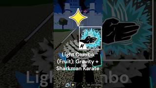 POWERFUL LightGravity Cane Sharkman Karate Combo bloxfruits shorts roblox [upl. by Tarton152]