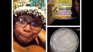 How to Deep Condition Natural HairMega Growth [upl. by Hcnarb]