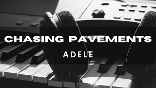 Chasing Pavements  Adele Acoustic Karaoke [upl. by Arbmik]