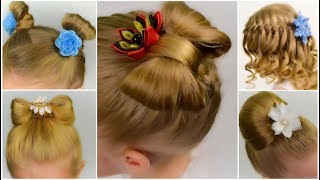 MUST SEE 5 QUICK amp EASY HAIRSTYLES  2024 HAIRSTYLES COMPILATION  Hair Tutorials by LittleGirlHair [upl. by Fauman812]