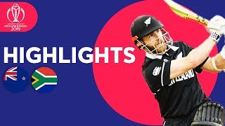 Final Over Drama  New Zealand vs South Africa  ICC Cricket World Cup 2019  Match Highlights [upl. by Laikeze]