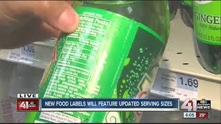 New food labels will feature updated serving size [upl. by Akihsar]