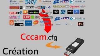 Comment Crée un fichier Cfg pour serveur Cccam كيفية انشاء ملف [upl. by Akalam549]