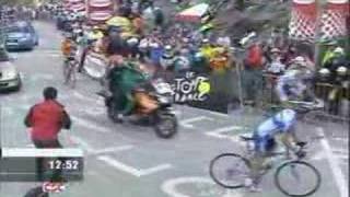 Galibier Descent Tour De France 2005 vinokourov [upl. by Rosaleen878]